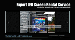 Desktop Screenshot of led-trailers.com